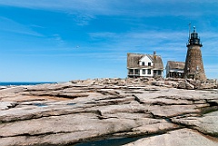 Mount Desert Rock Lighthouse on Windswept Rock Island